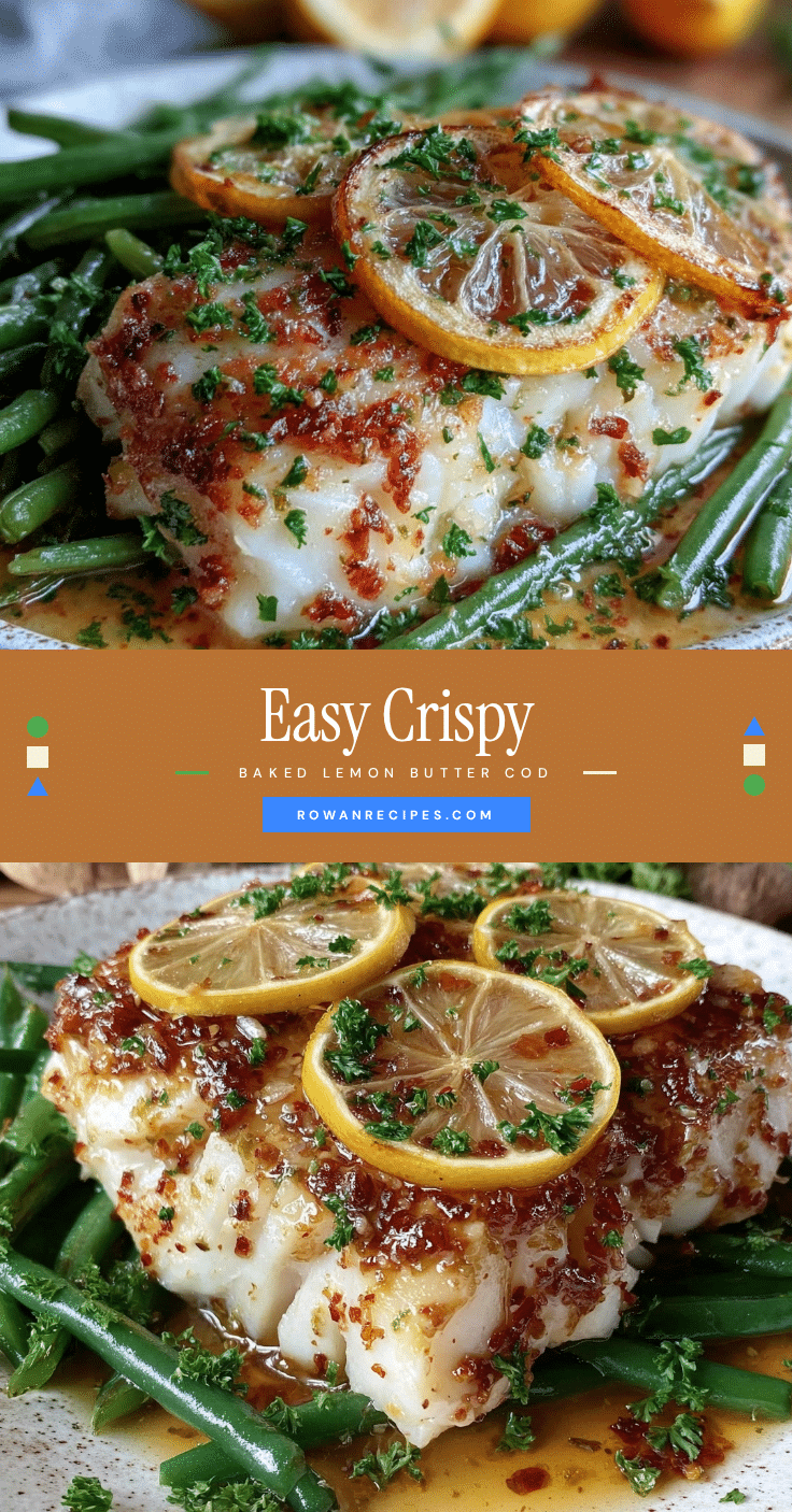 baked lemon butter cod recipe