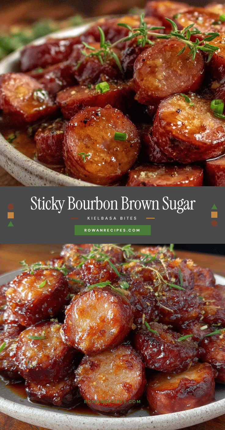 bourbon brown sugar glazed kielbasa bites recipe