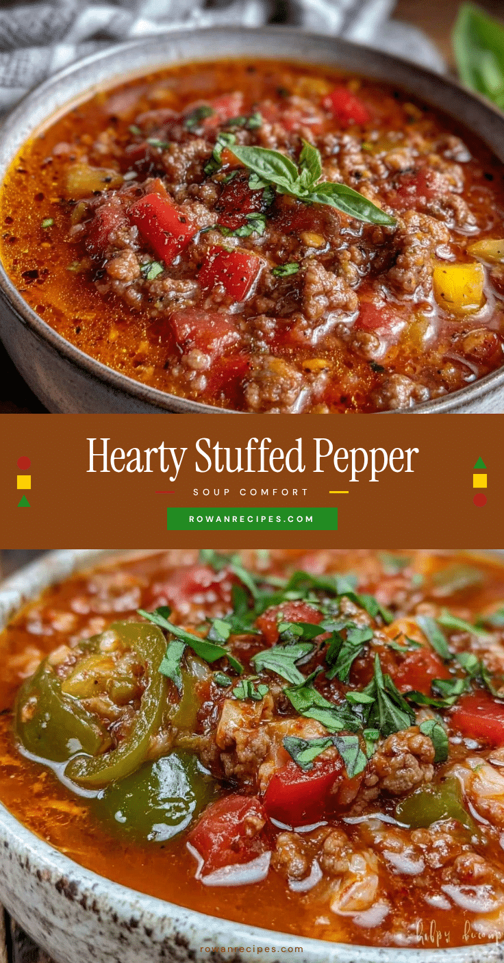 cozy stuffed pepper soup recipe