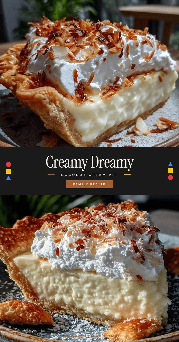 creamy coconut cream pie recipe