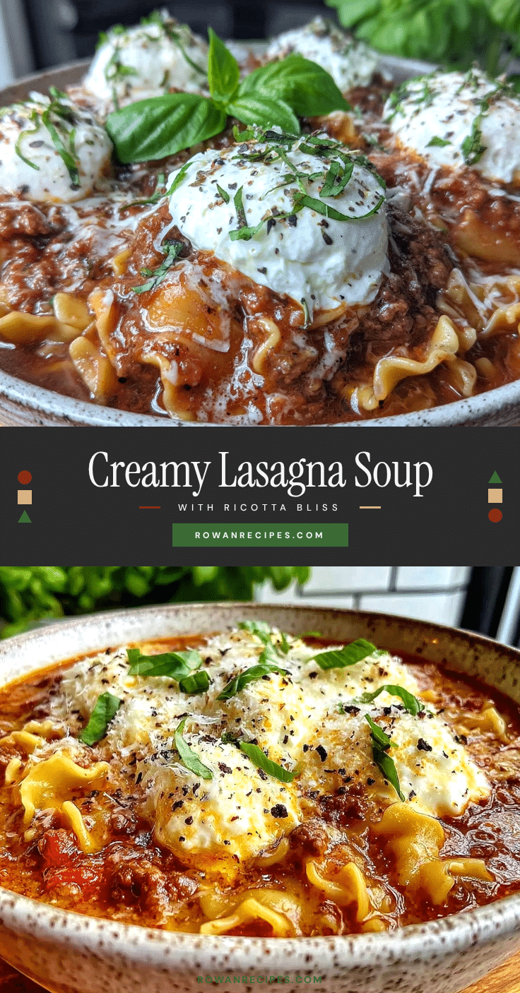 creamy lasagna soup recipe