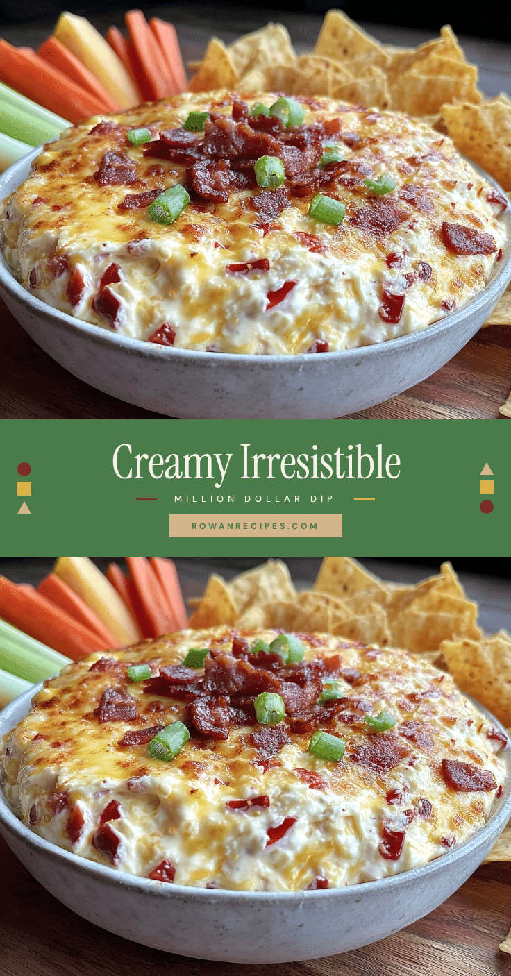 Creamy Million Dollar Dip with Cream Cheese recipe