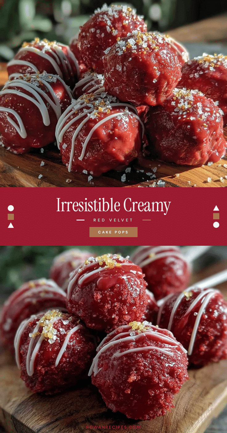 creamy red velvet cake pops recipe