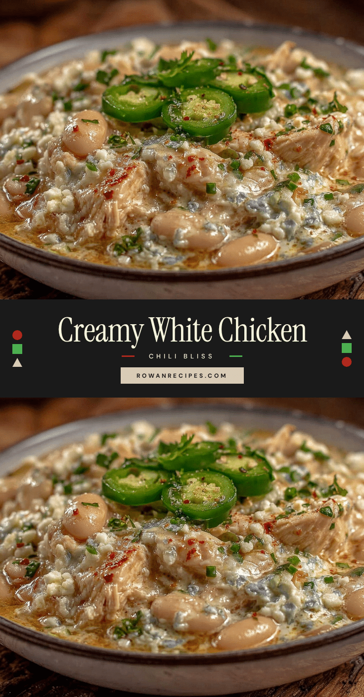creamy white chicken chili recipe