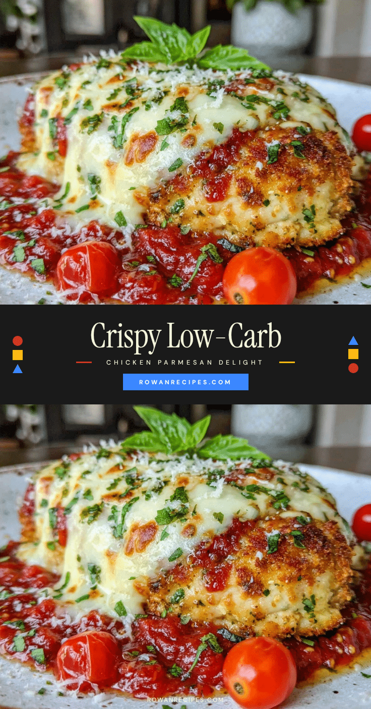 crispy low-carb chicken parmesan recipe