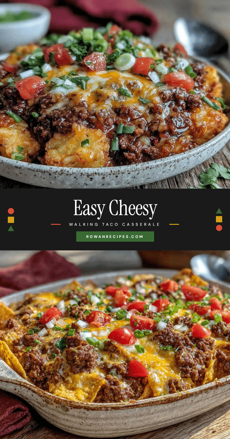 easy cheesy walking taco casserole recipe
