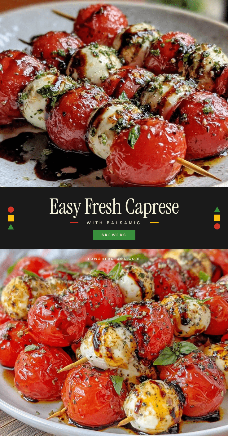 fresh Caprese skewers recipe