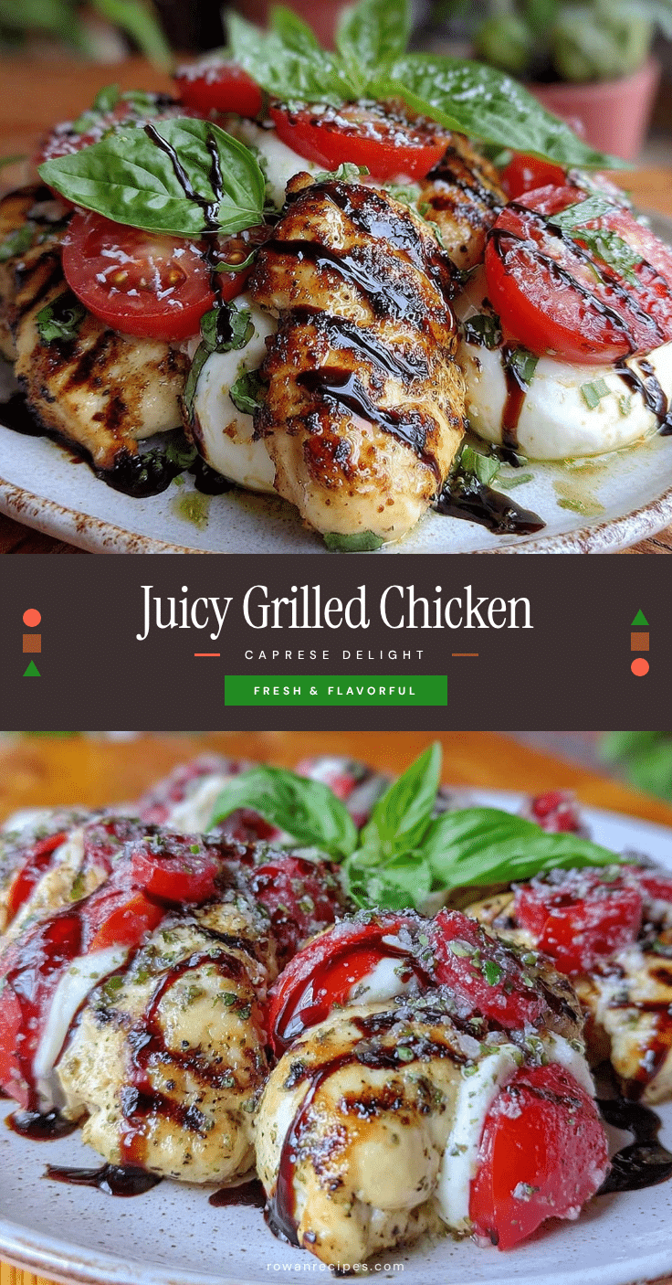 fresh grilled chicken caprese recipe