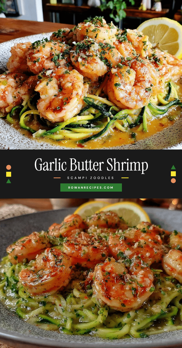 fresh shrimp scampi with zucchini noodles recipe