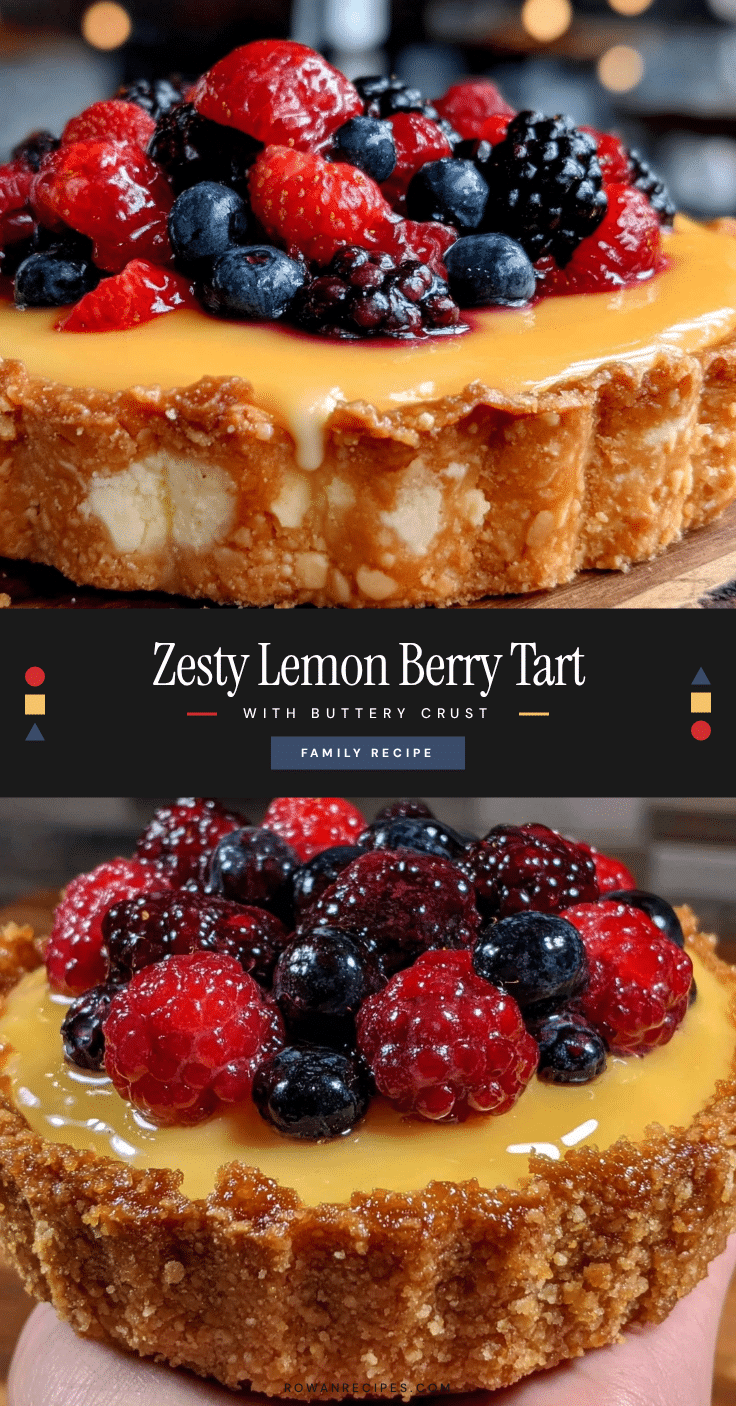 lemon berry tart recipe