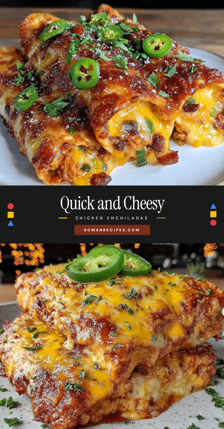 quick chicken enchiladas recipe
