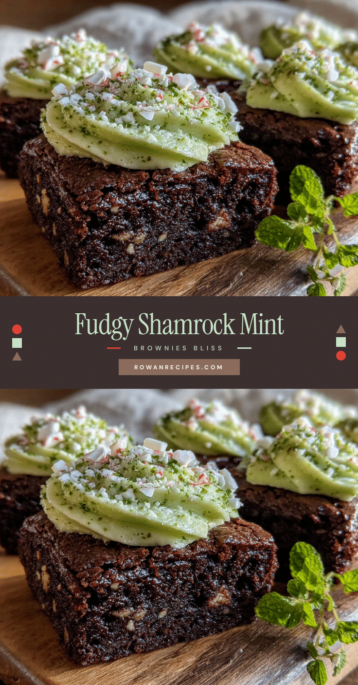 shamrock mint brownies recipe