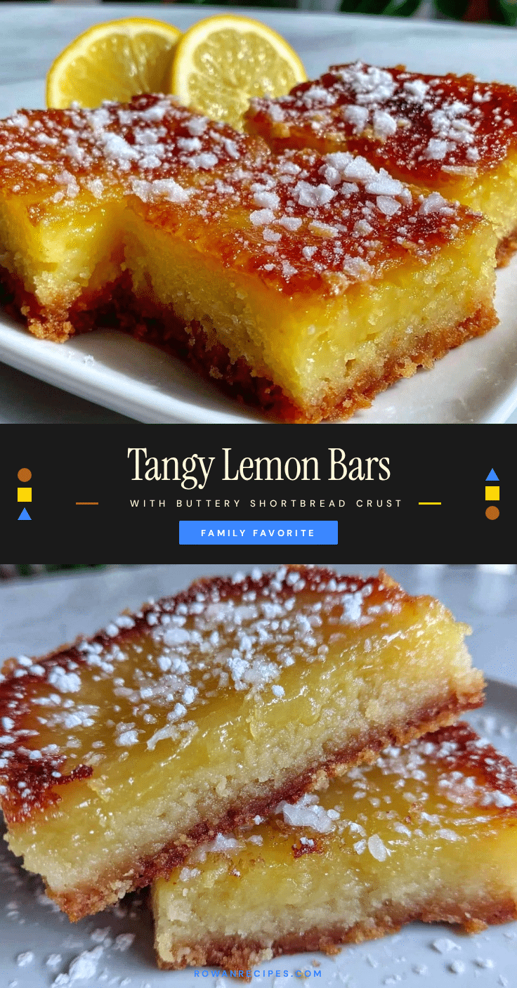 tangy lemon bars recipe