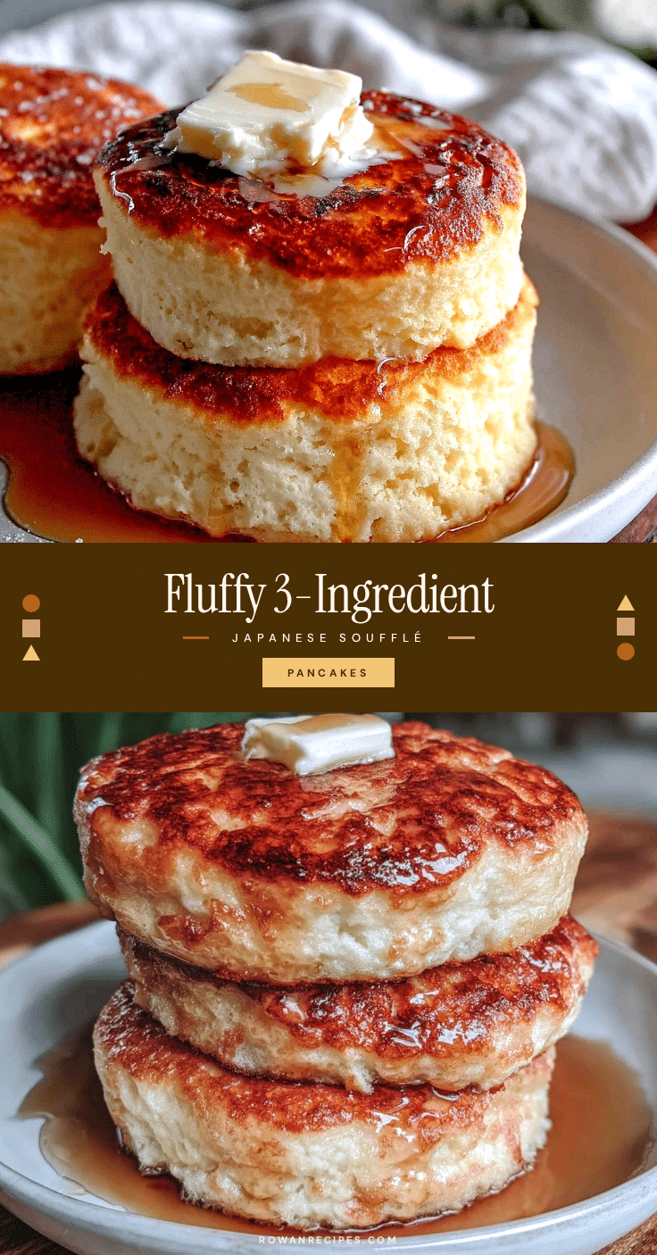 3-ingredient Japanese soufflé pancakes recipe