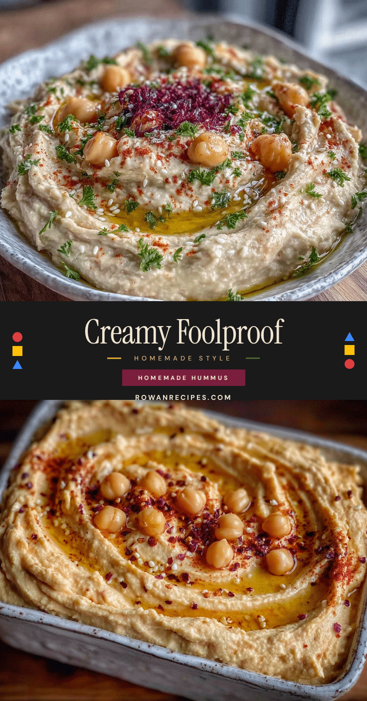 creamy homemade hummus recipe recipe