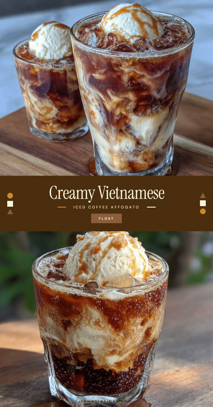 creamy vietnamese iced coffee affogato float recipe