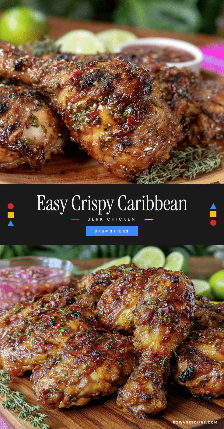 crispy caribbean jerk chicken drumsticks recipe