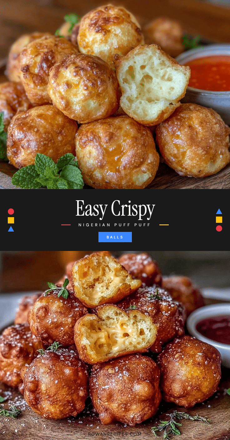 crispy Nigerian puff puff balls recipe