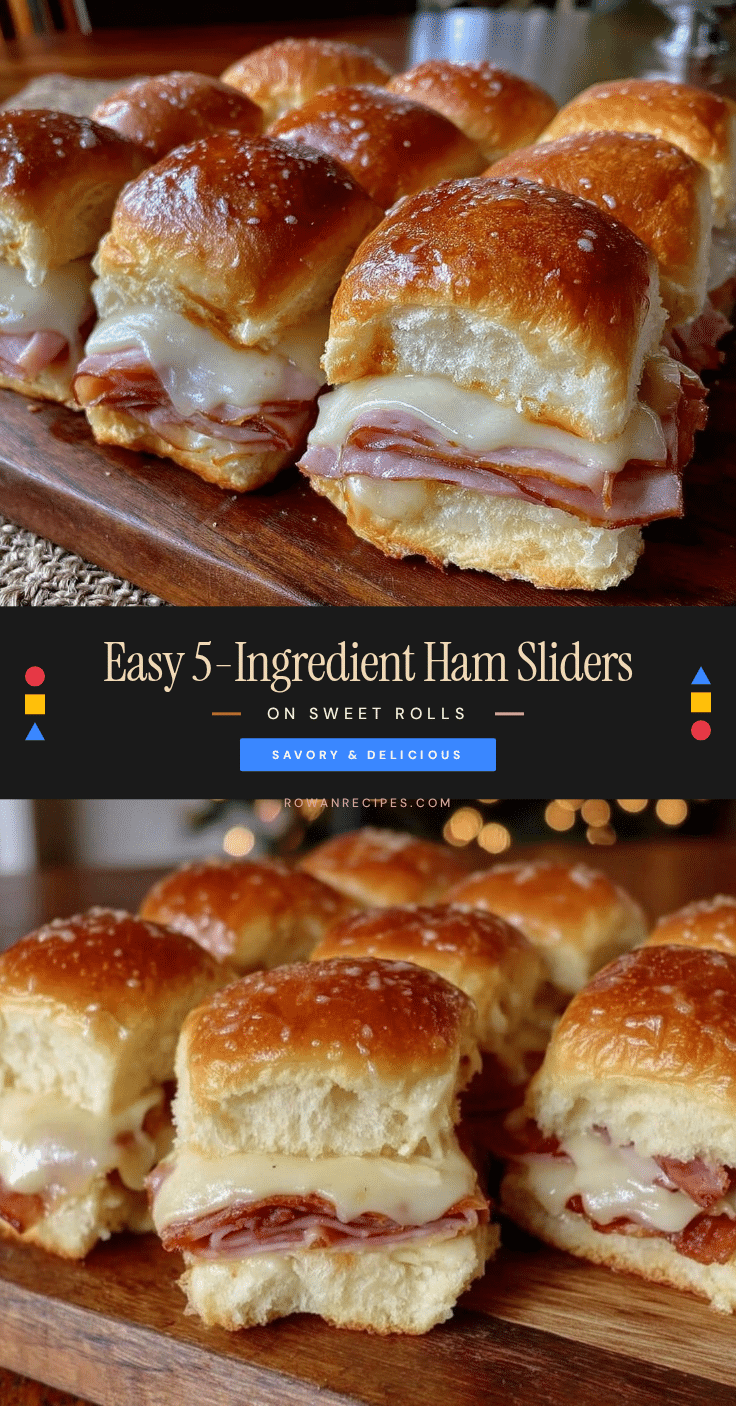 easy 5-ingredient ham sliders on Hawaiian rolls recipe