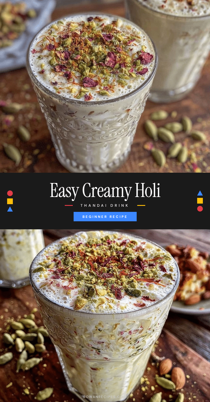 easy creamy holi thandai recipe recipe