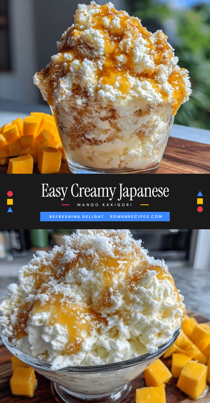 easy creamy japanese mango kakigori recipe