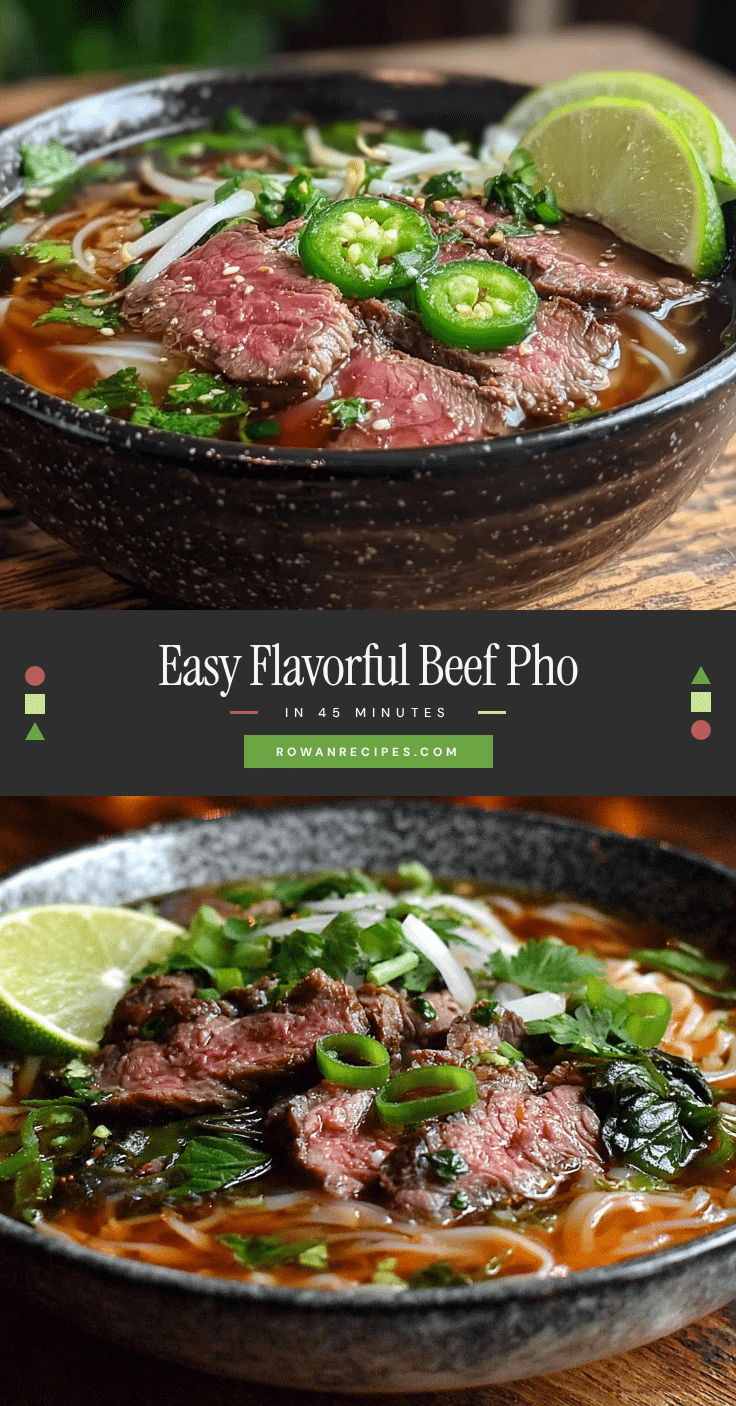 easy flavorful beef pho recipe