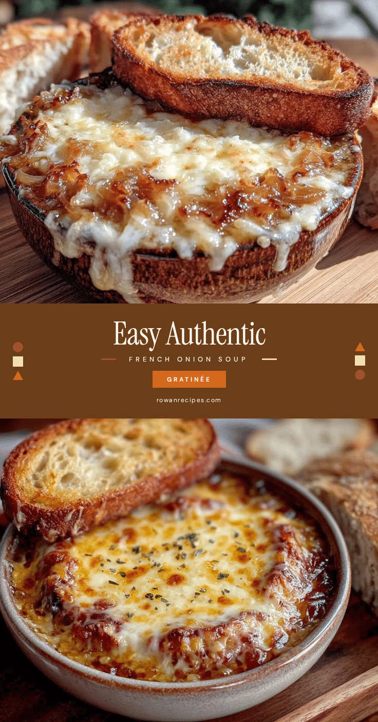 Easy French Onion Soup Gratinée recipe