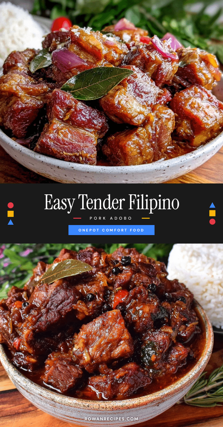 Filipino pork adobo recipe
