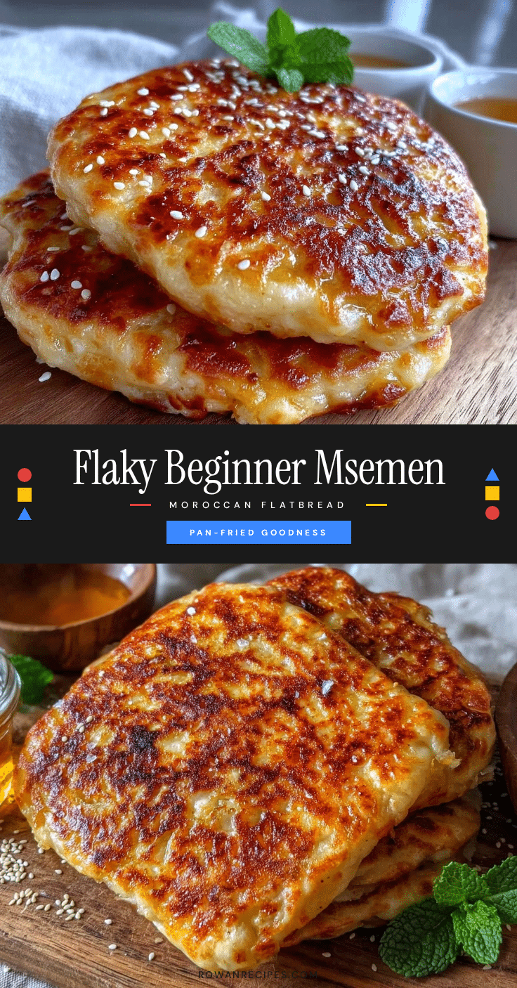 flaky beginner msemen recipe recipe