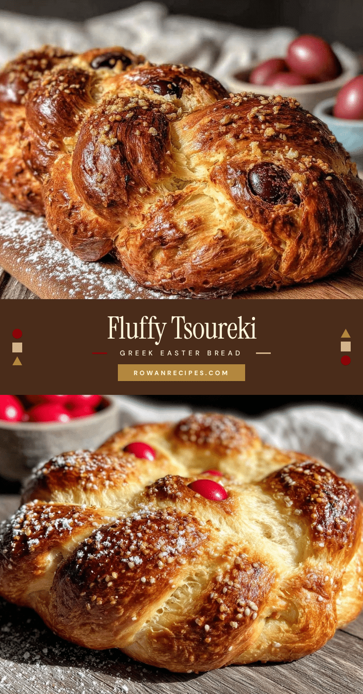 fluffy tsoureki greek easter sweet bread recipe