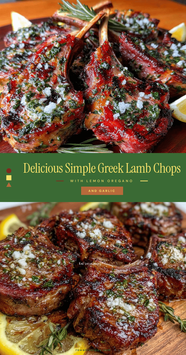 Greek Lamb Chops recipe