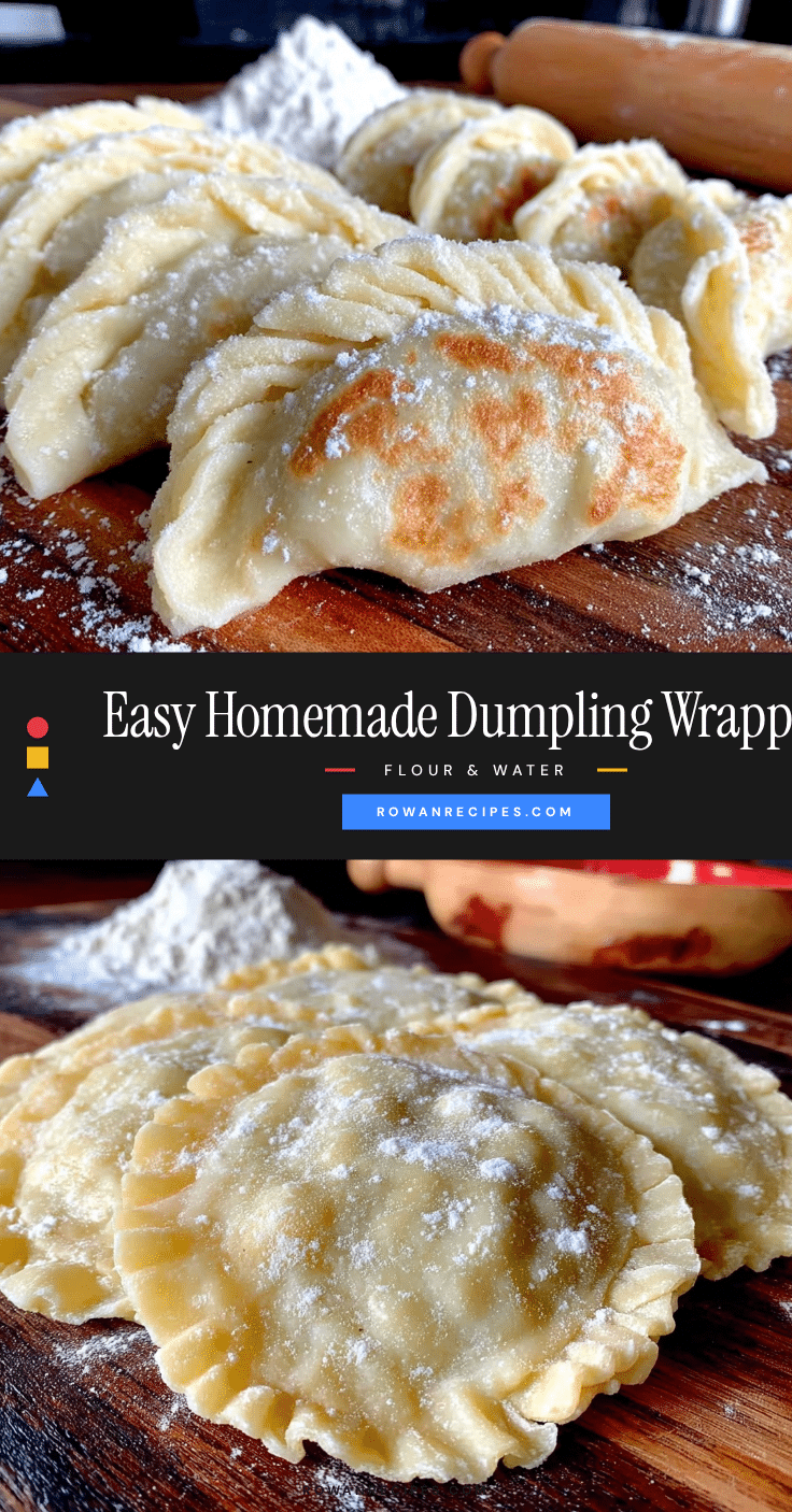 homemade dumpling wrapper dough recipe