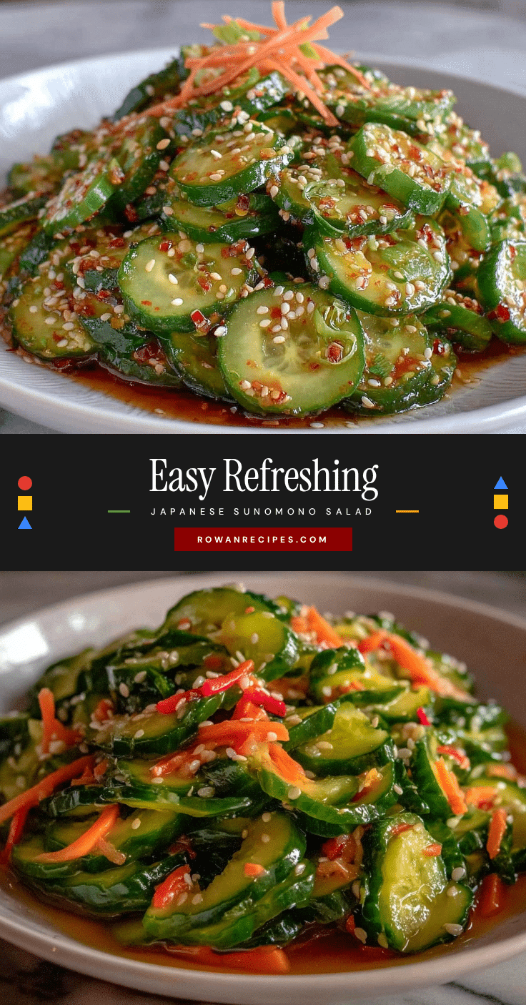 Japanese Sunomono cucumber salad recipe