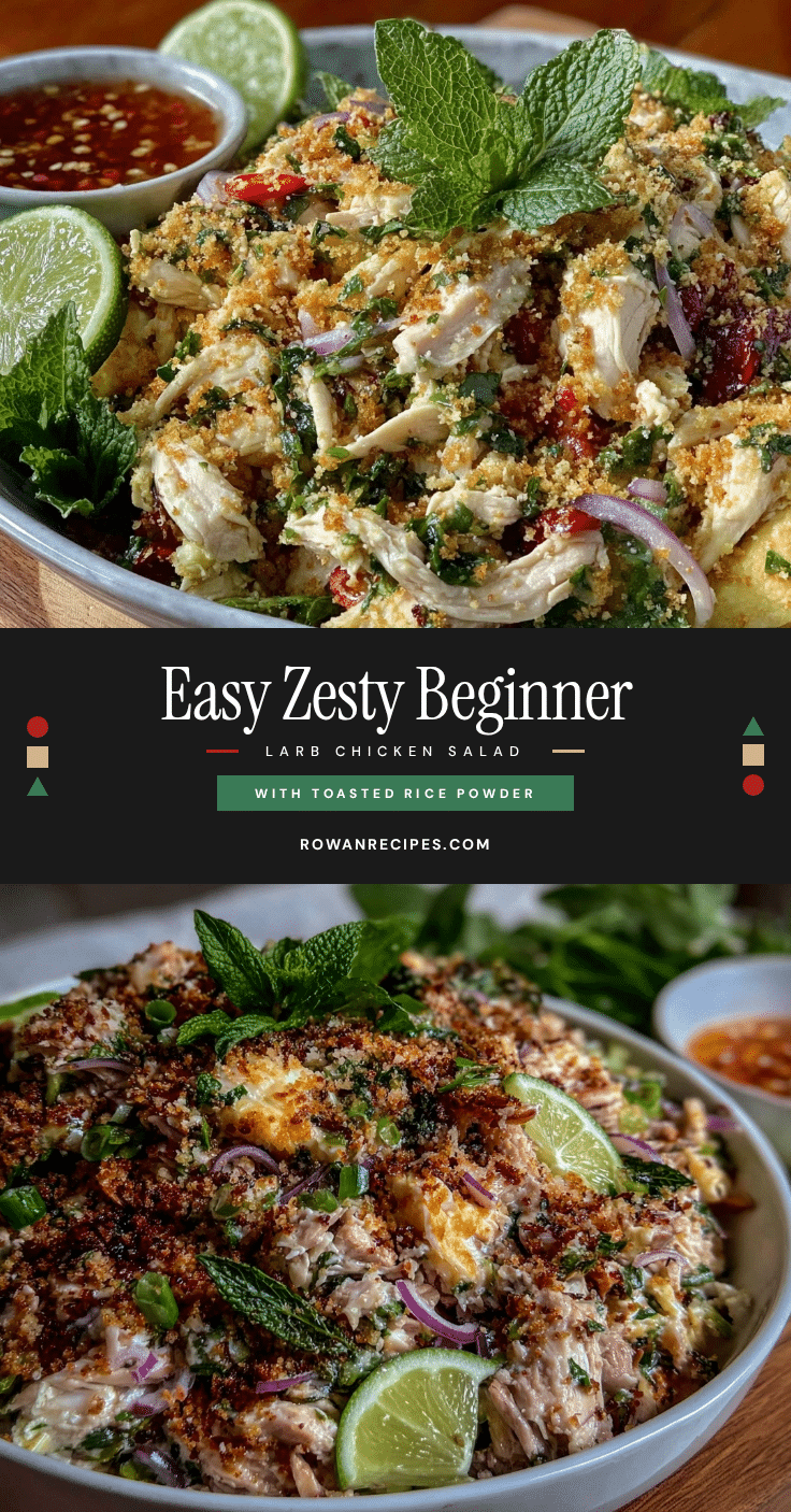 larb chicken salad recipe