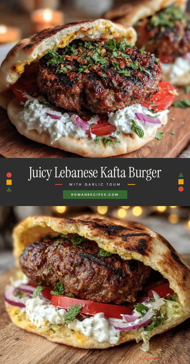 lebanese kafta burger recipe