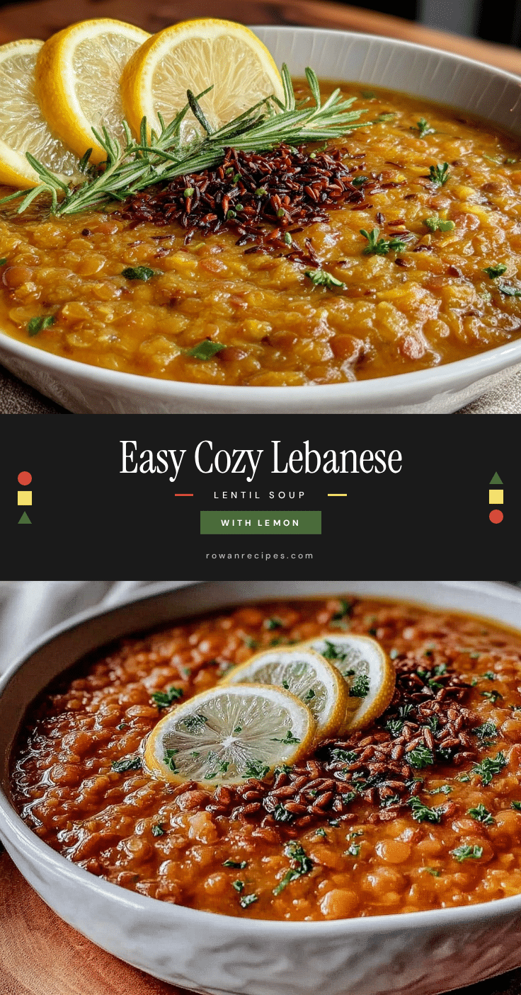 Lebanese lentil soup recipe