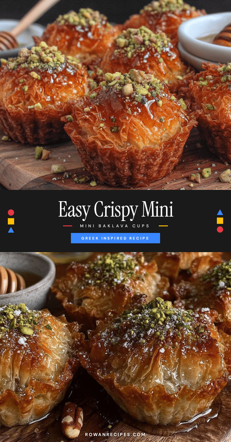 mini baklava cups recipe