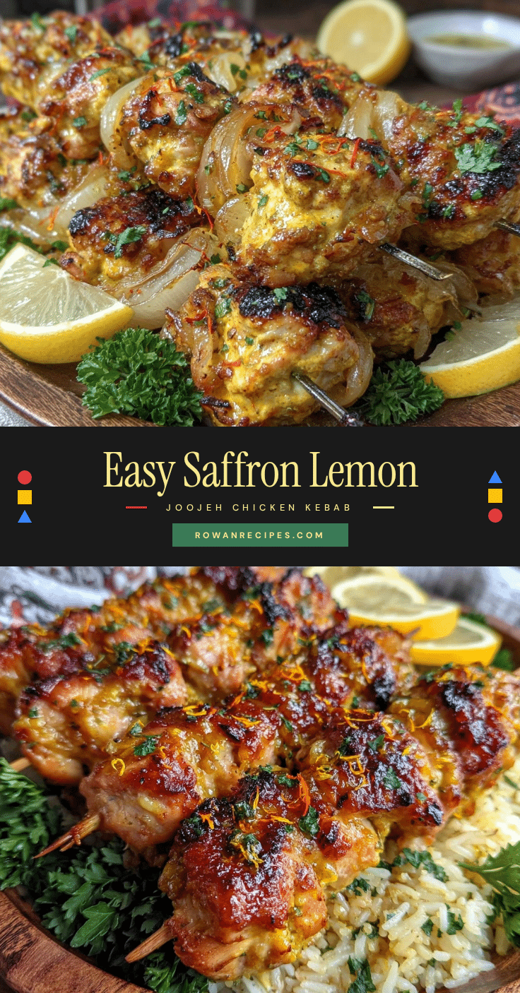 Persian joojeh chicken kebab recipe