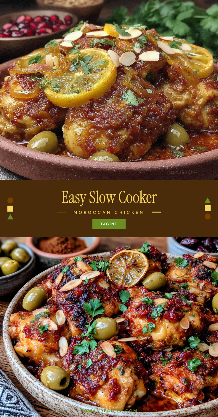 slow cooker moroccan chicken tagine recipe