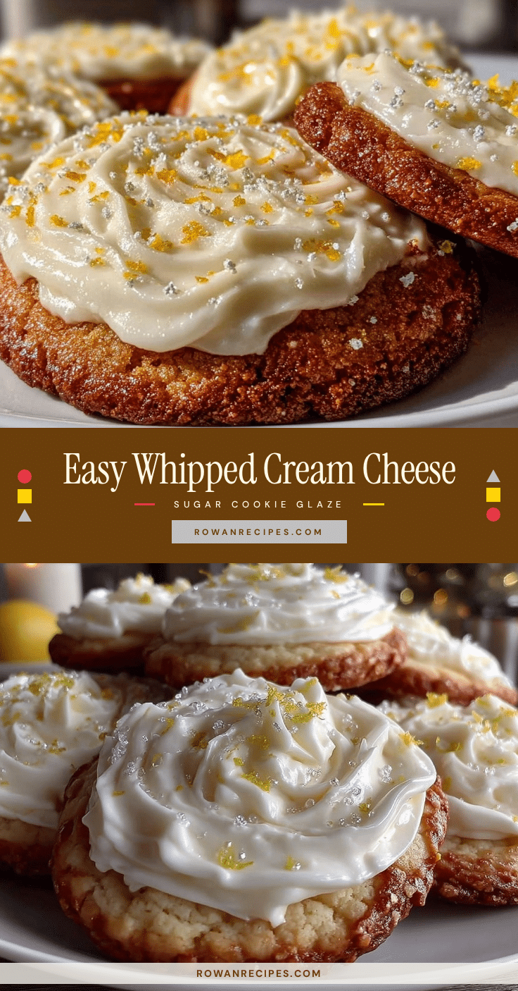 whipped cream cheese sugar cookie glaze recipe