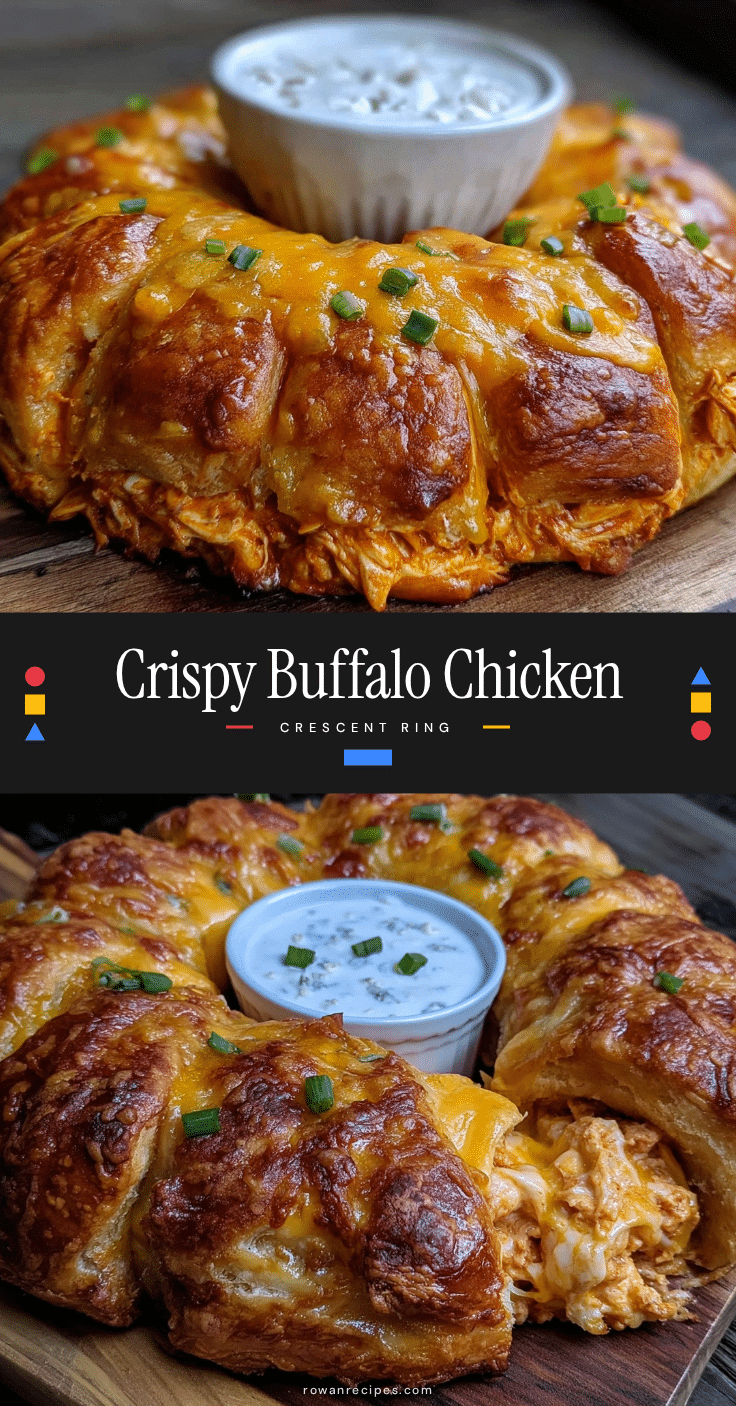 buffalo chicken crescent ring recipe