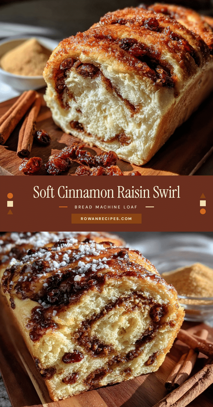 cinnamon raisin swirl bread machine loaf recipe