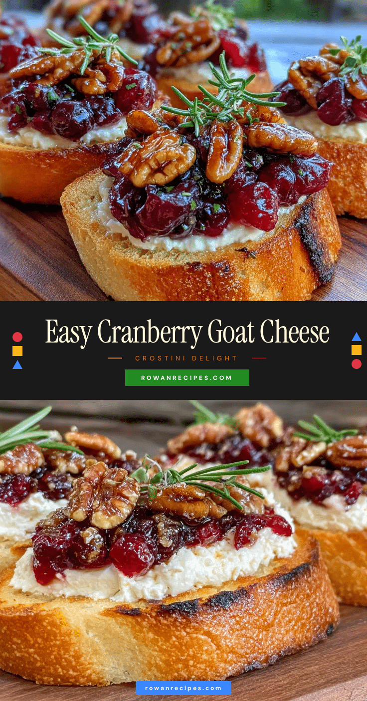 cranberry goat cheese crostini recipe