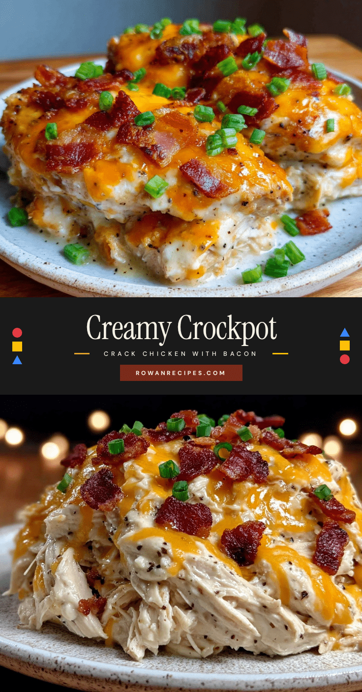 creamy crockpot crack chicken recipe