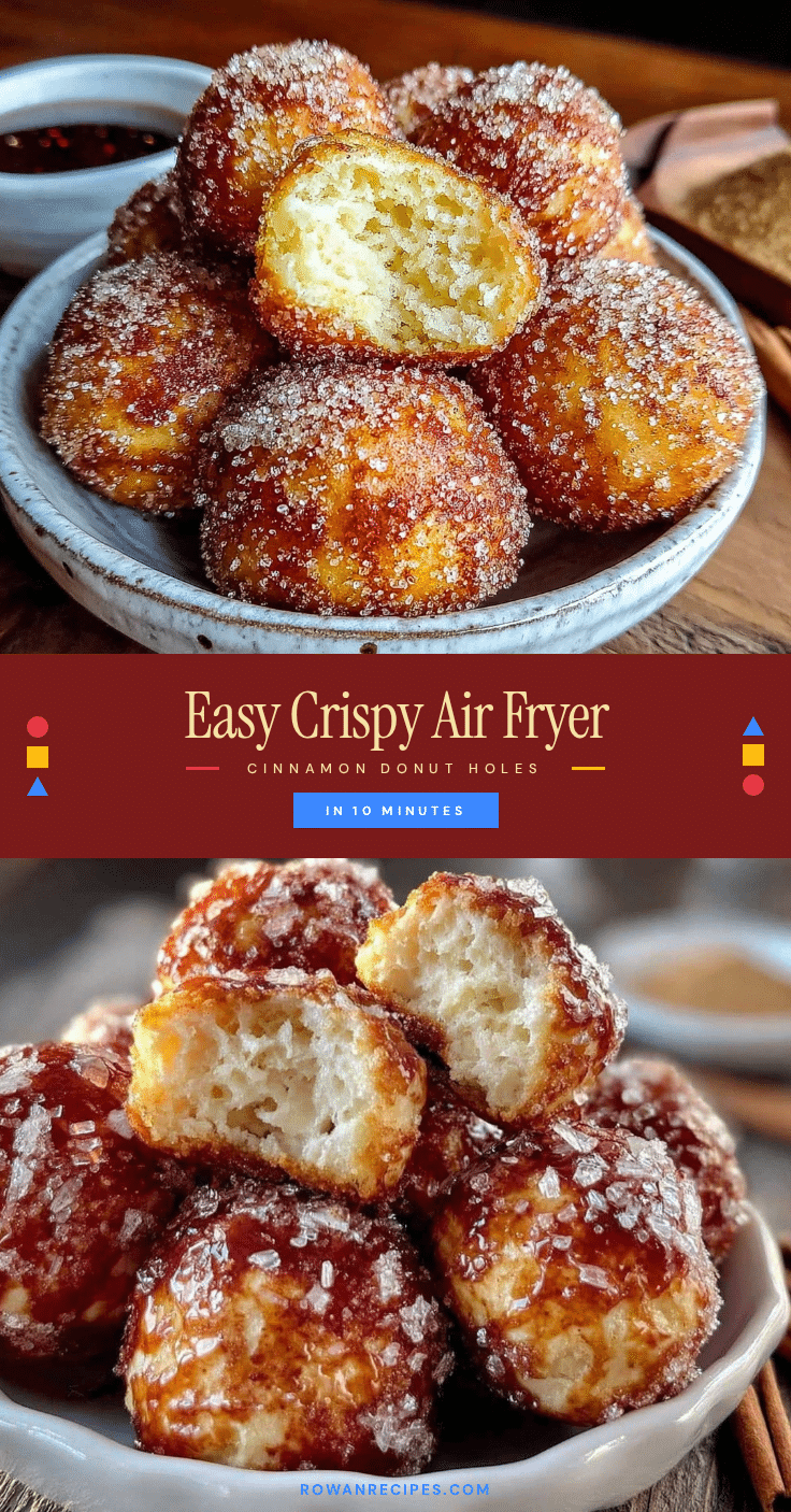 crispy air fryer cinnamon sugar donut holes recipe