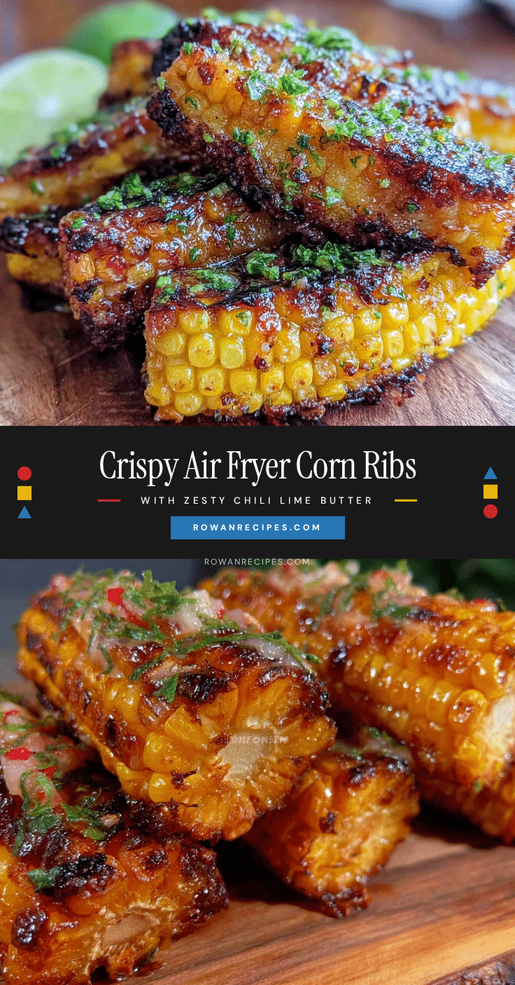 crispy air fryer corn ribs recipe