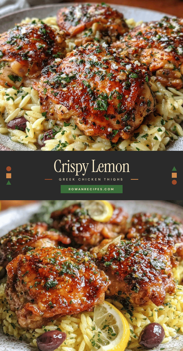 crispy baked greek chicken thighs recipe