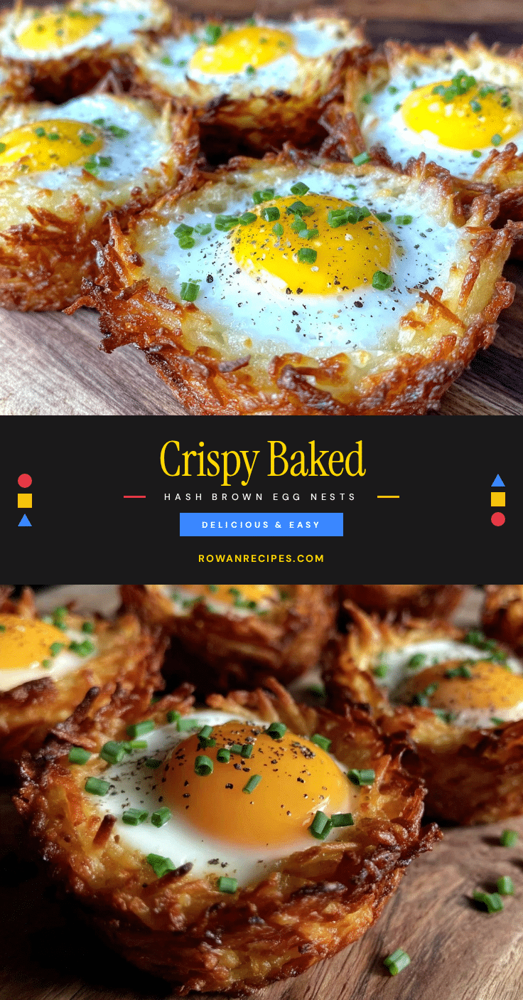 crispy hash brown egg nests recipe