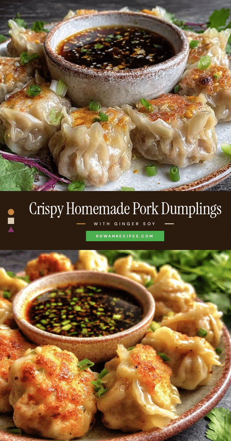 crispy homemade pork dumplings recipe