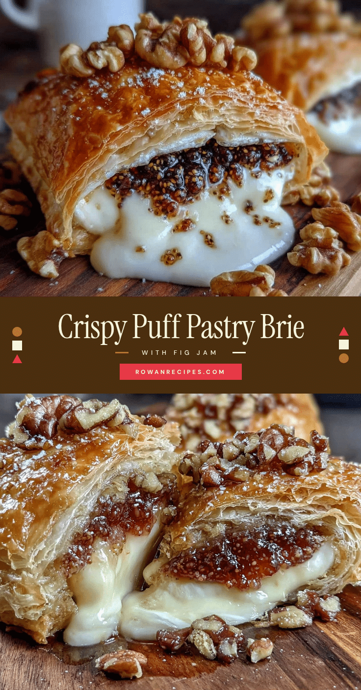 crispy puff pastry wrapped brie recipe